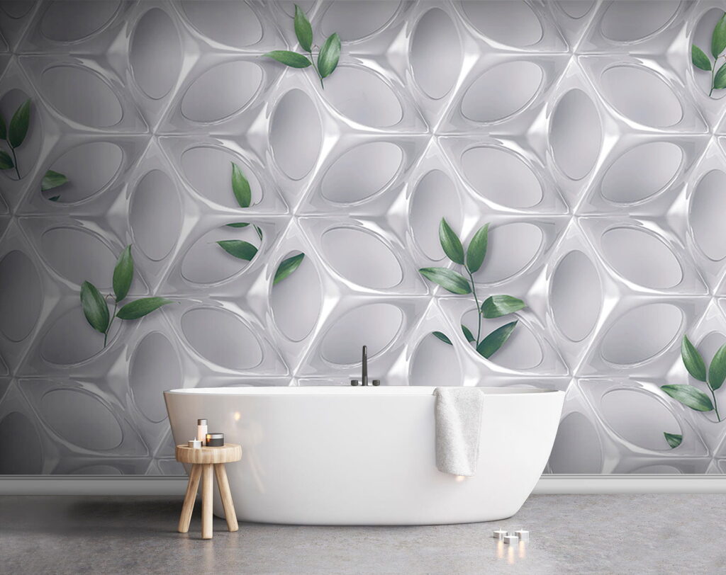Witte muur met groene bladeren u41676pit1 1024x812 - Witte muur met groene bladeren - tegory