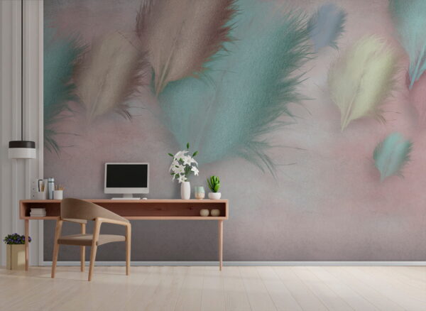 Groep veren op roze achtergrond u41743piw1 600x438 - Groep veren op roze achtergrond - tegory