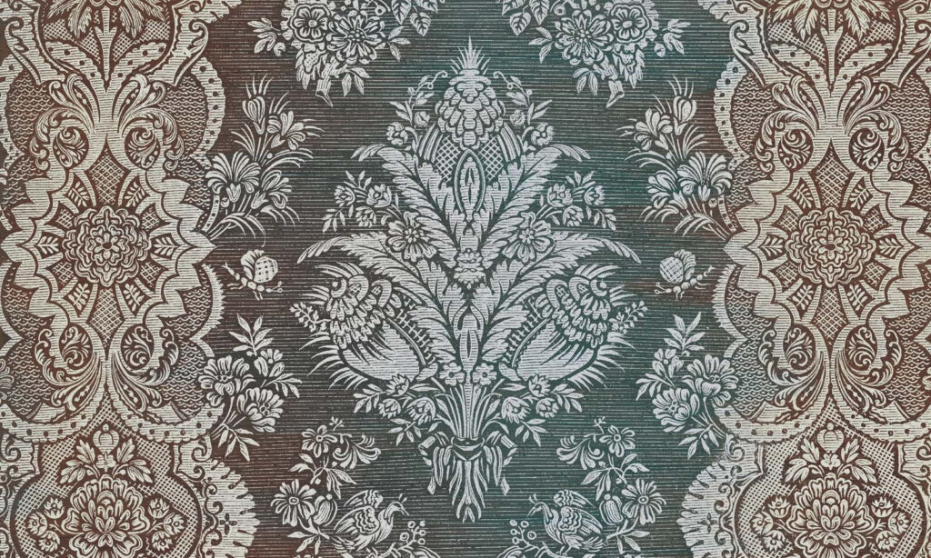 Ingewikkeld bloemenpatroon met vintage ontwerp Ingewikkeld bloemenpatroon met vintage ontwerp