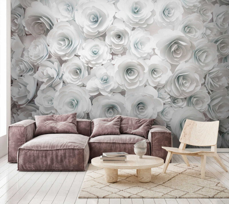Groep witte bloemen Groep witte bloemen