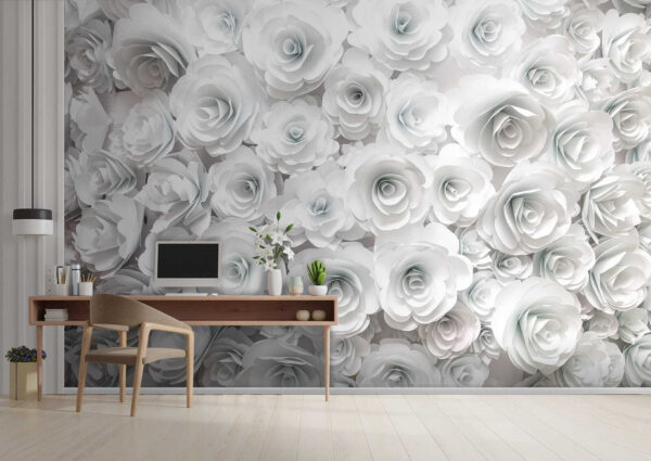 Groep witte bloemen Groep witte bloemen
