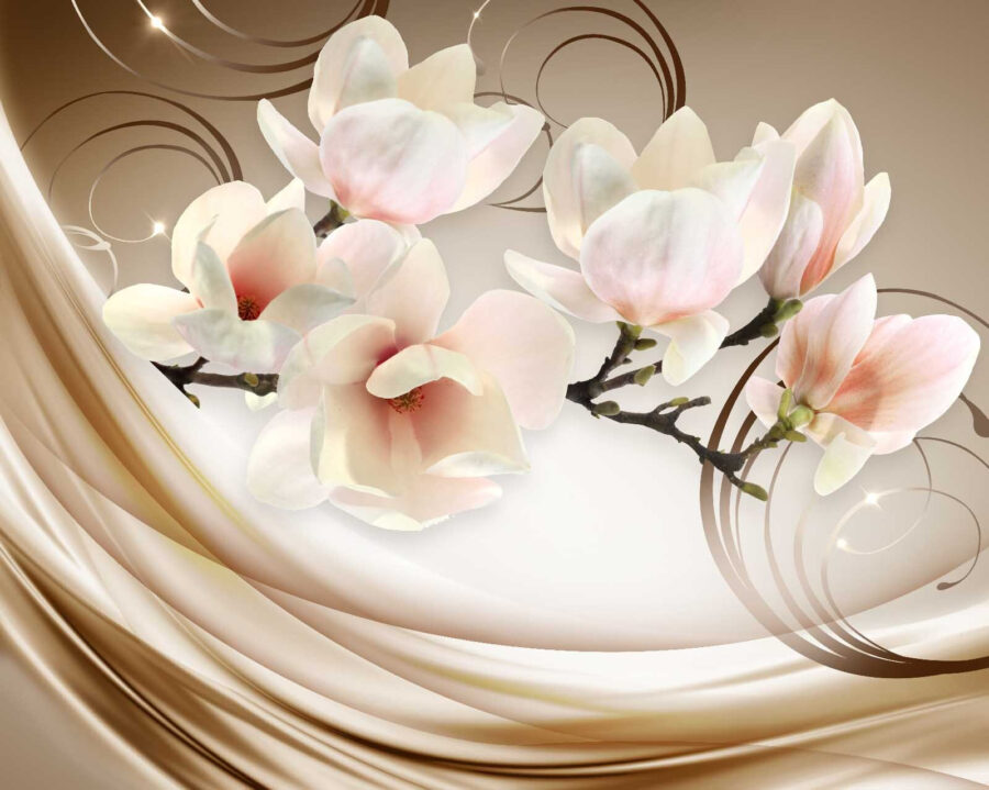 Delicate bloemen in zachte tinten