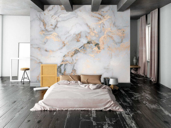 Elegant marmer met metallic aderen Elegant marmer met metallic aderen