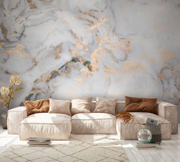 Elegant marmer met metallic aderen Elegant marmer met metallic aderen
