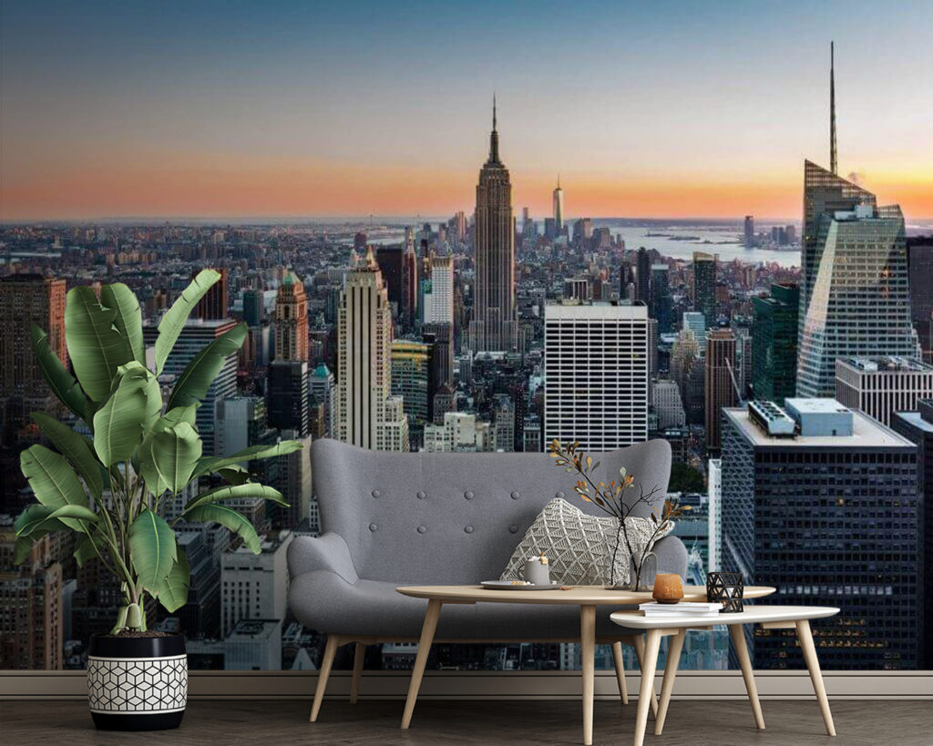 Stads skyline met hoge gebouwen u60777pig4m 1024x819 - Stads skyline met hoge gebouwen - tegory