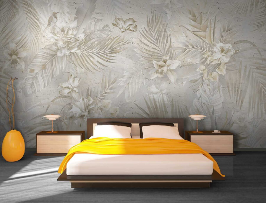 Elegant bloemenpatroon in zachte tinten