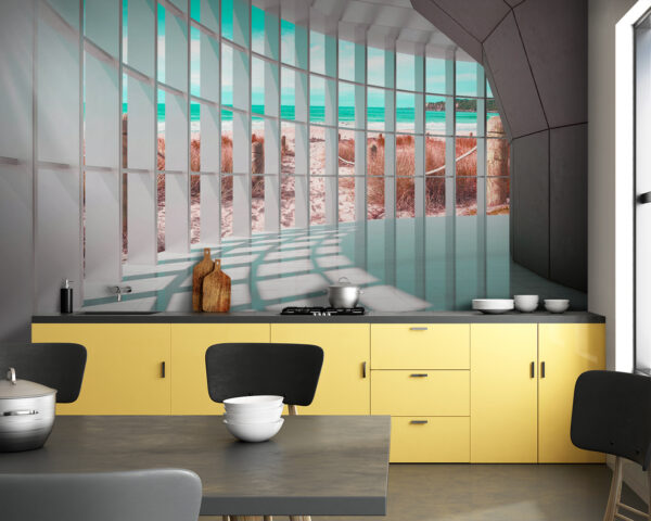 Grote kamer met grote ramen Grote kamer met grote ramen