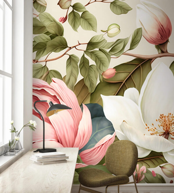 Levendige bloesems in een harmonieus arrangement. Levendige bloesems in een harmonieus arrangement.