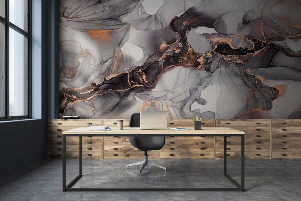 Elegant swirls in muted tones Elegant swirls in muted tones