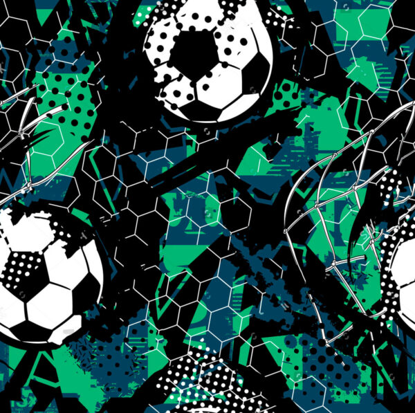Pattern of football balls
