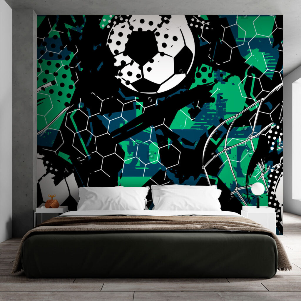 Pattern of football balls