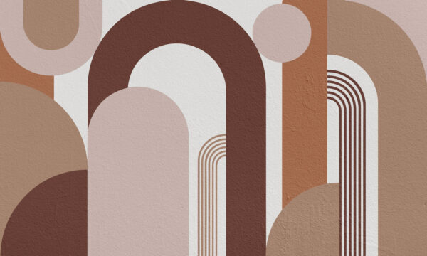 Abstract shapes in earthy tones Abstract shapes in earthy tones