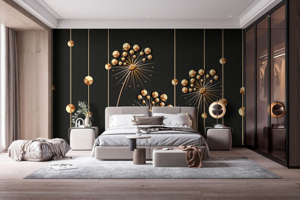 u73252pib2 1024x682 - Elegant bloemmotief in donkere tinten - tegory