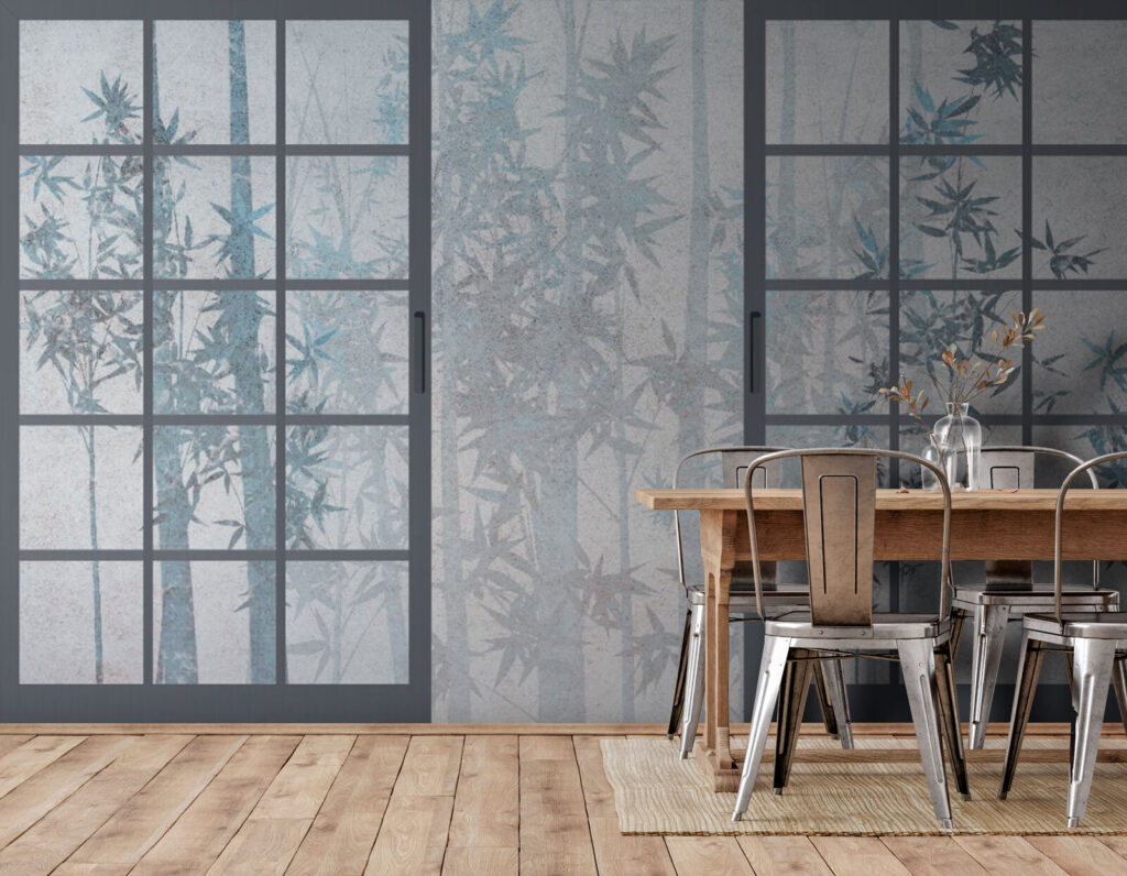 Window with a frosted glass Window with a frosted glass