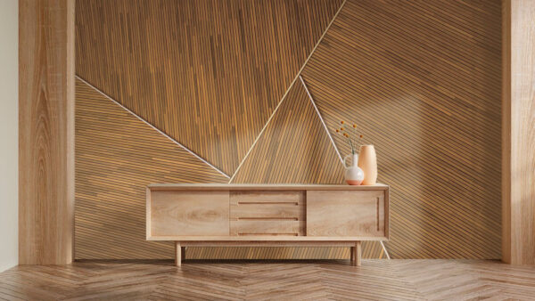 Artistiek patroon van houten lambrisering. Artistiek patroon van houten lambrisering.