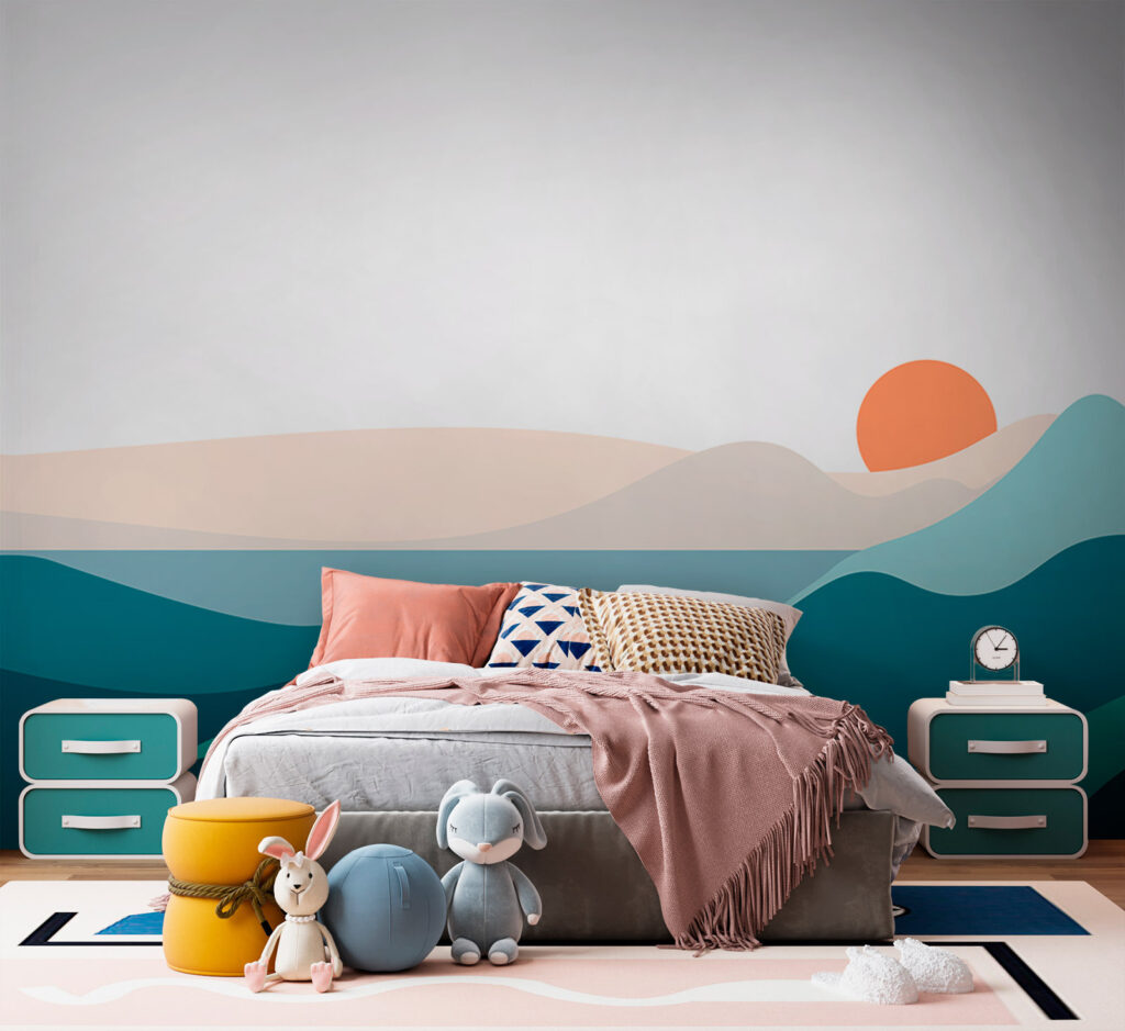 u73957pir3 1024x939 - Landschap met bergen en een zonsondergang - tegory