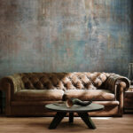 Fotobehang Muur met een patroon