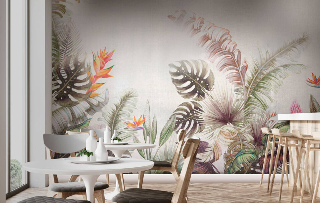 u73990piq1 1024x650 - Levendig tropisch gebladerte en bloemen - tegory