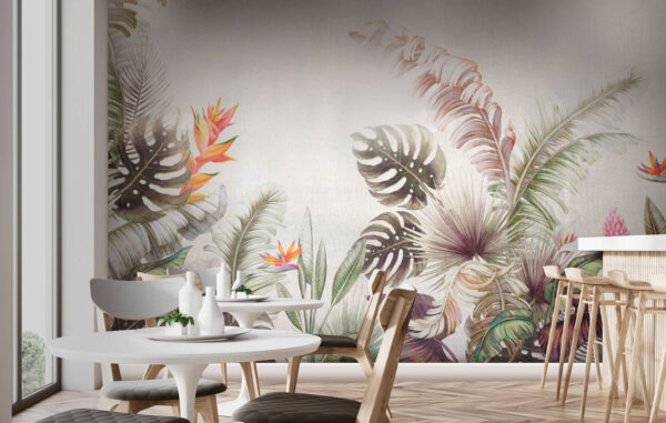 Levendig tropisch gebladerte en bloemen u73990piq1 600x381 - Levendig tropisch gebladerte en bloemen - tegory