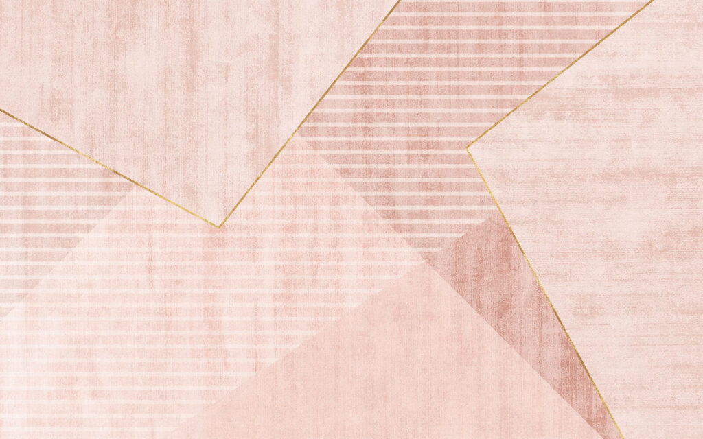 Blozende tinten in geometrische harmonie Blozende tinten in geometrische harmonie
