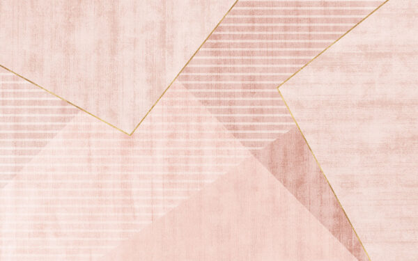 Blozende tinten in geometrische harmonie Blozende tinten in geometrische harmonie