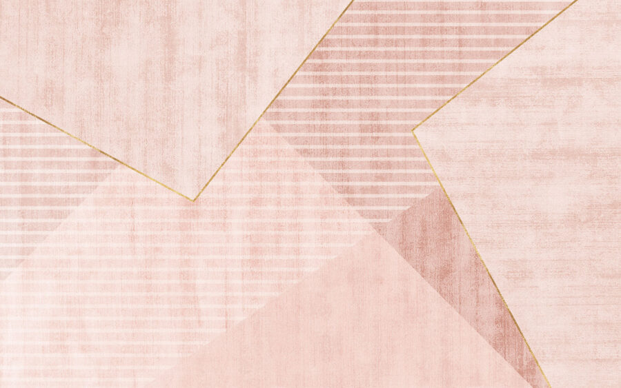 Blozende tinten in geometrische harmonie