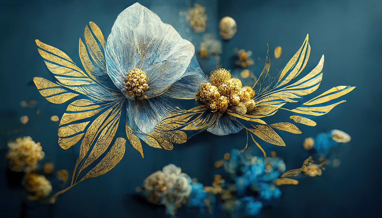 Ethereal blossoms in midnight dreams Ethereal blossoms in midnight dreams