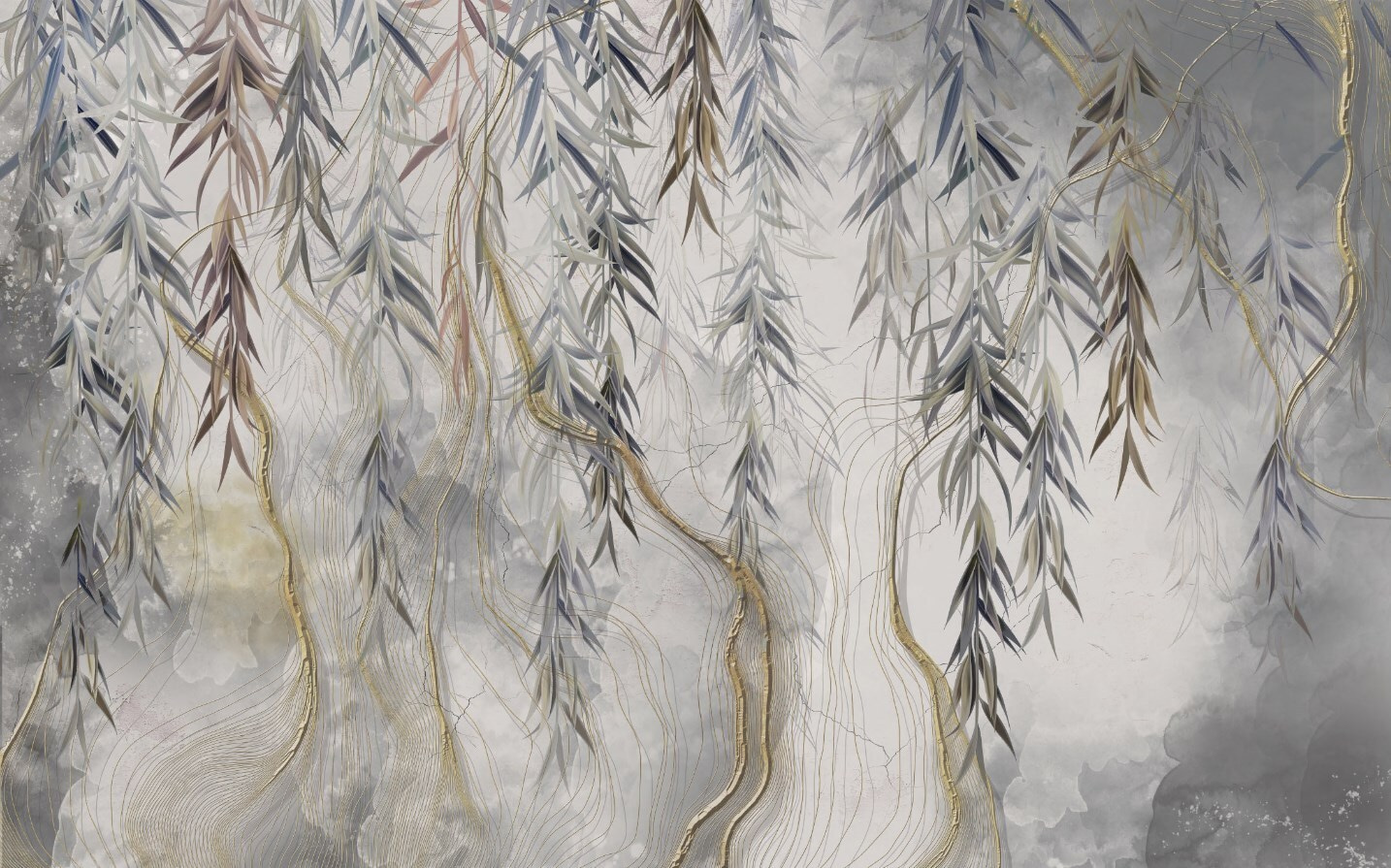 Painting of a willow tree Painting of a willow tree
