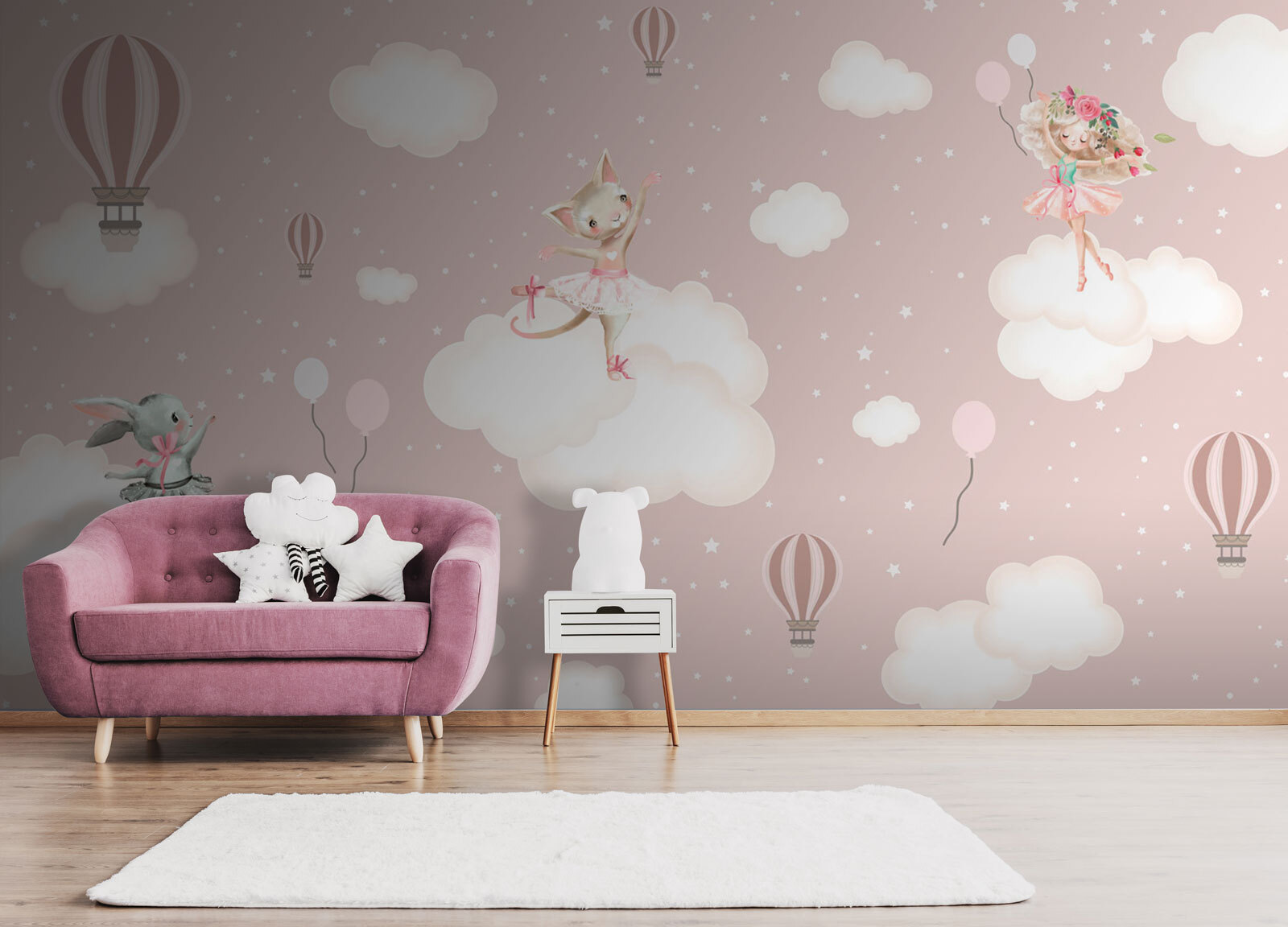 Cat in a tutu on a cloud Cat in a tutu on a cloud