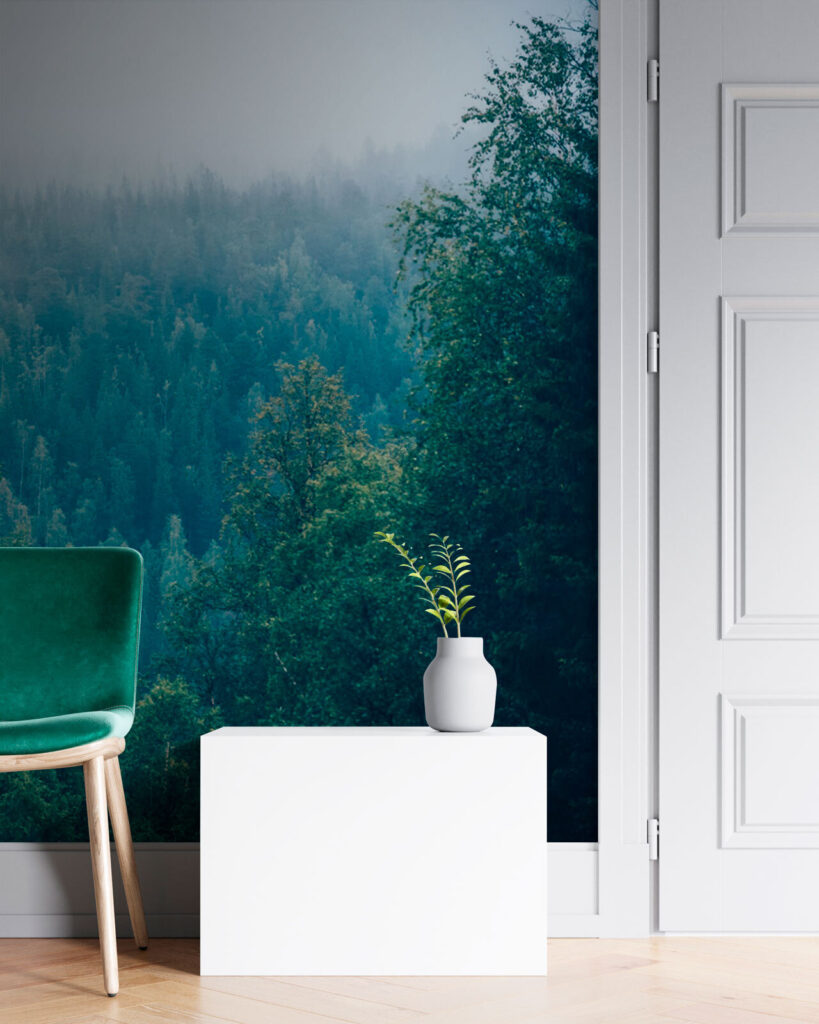 Bos van bomen met mist u74236pih1m 819x1024 - Bos van bomen met mist - tegory