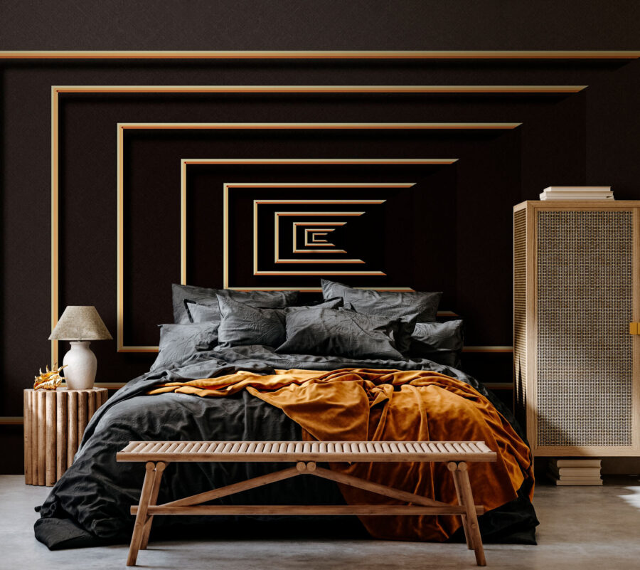 Oneindige spiraal in elegante tinten.