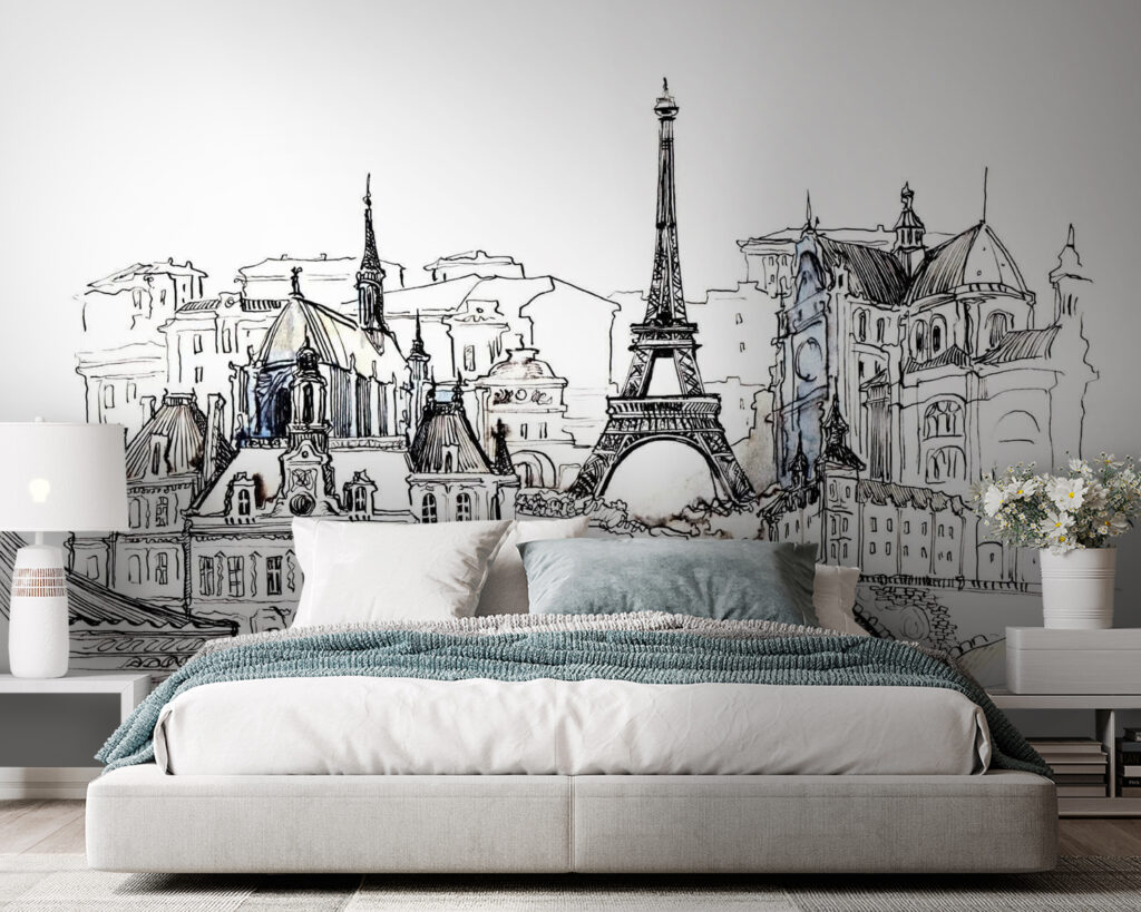 Drawing of a city Drawing of a city