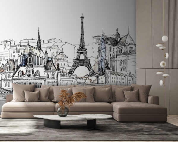 Drawing of a city Drawing of a city