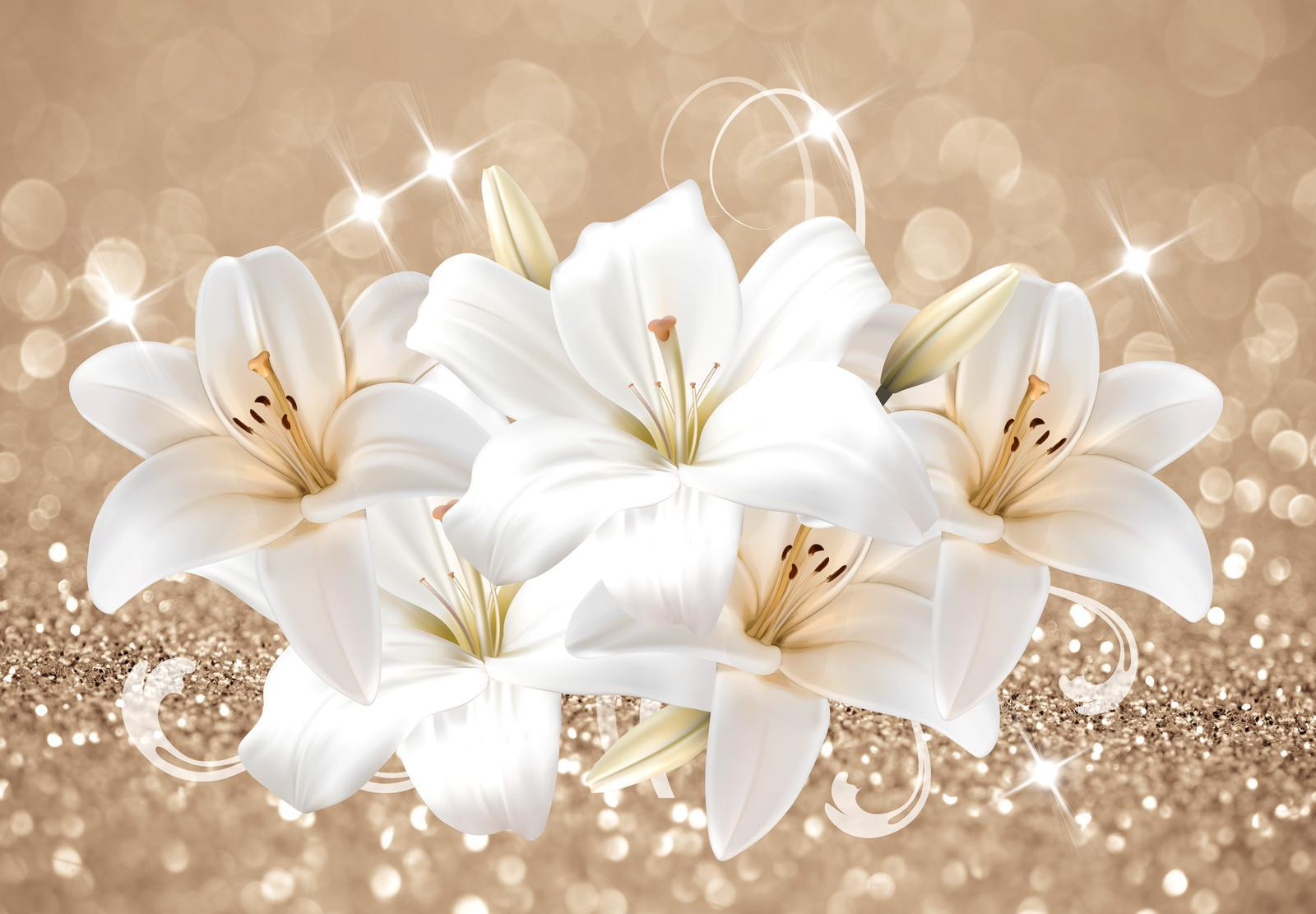 Groep witte bloemen u77997p - Groep witte bloemen - tegory