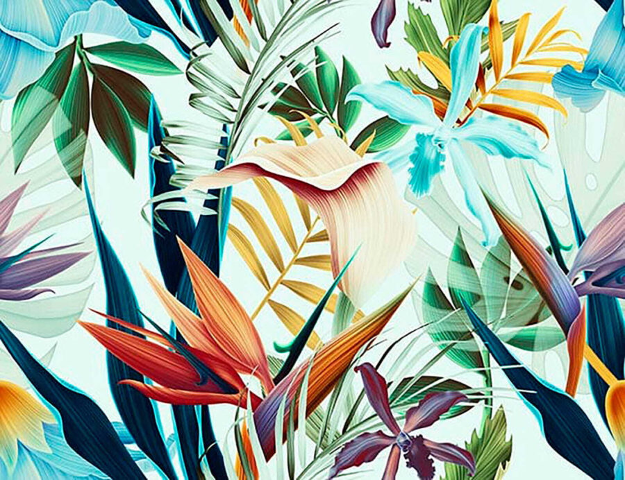 Kleurrijk bloemenpatroon