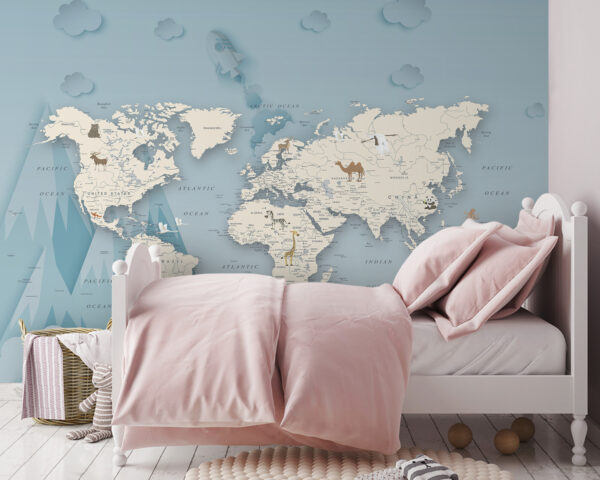 Kaart van de wereld Kaart van de wereld