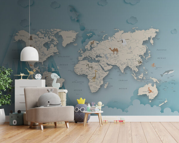 Kaart van de wereld Kaart van de wereld