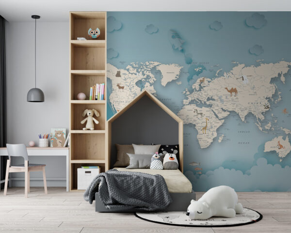 Kaart van de wereld Kaart van de wereld