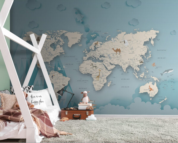 Kaart van de wereld Kaart van de wereld