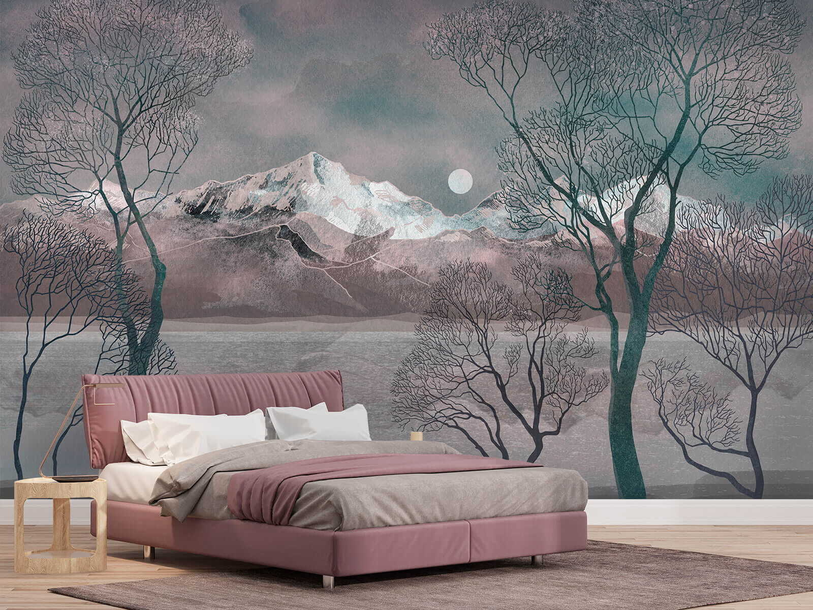 Landschap met bomen en bergen u80027pib1m - Landschap met bomen en bergen - tegory