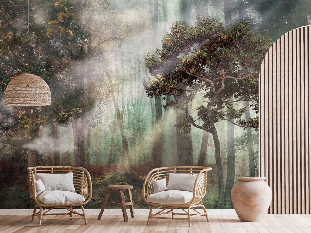 Mistig bos met bomen en mist u80281pig1m 1024x768 - Mistig bos met bomen en mist - tegory