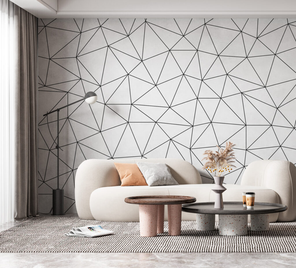 A black and white pattern