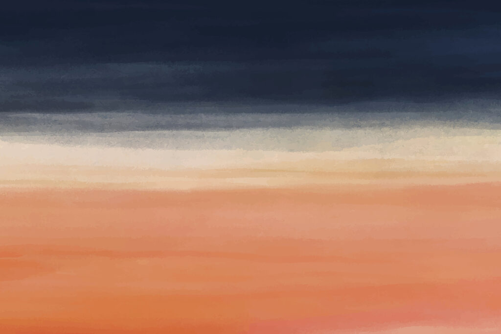 Een blauw en oranje kleurverloop Een blauw en oranje kleurverloop