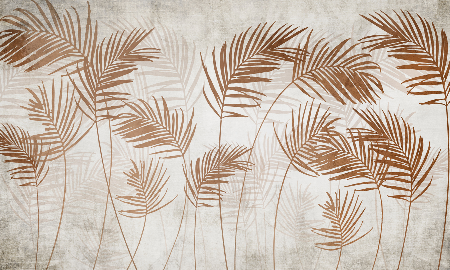 A group of brown leaves