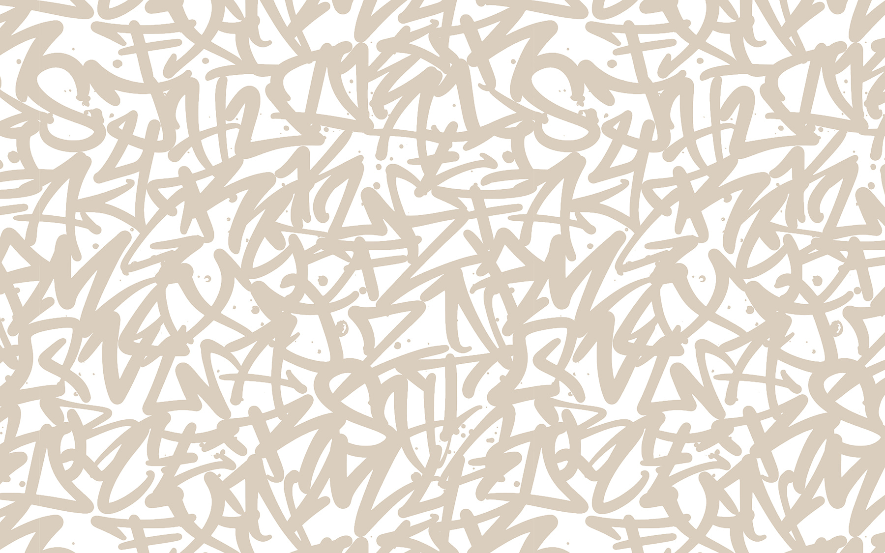 A pattern of letters on a white background