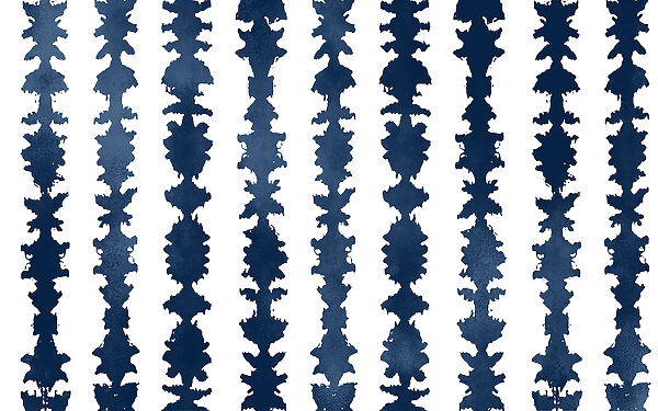 Een blauw-wit gestreept patroon Een blauw-wit gestreept patroon