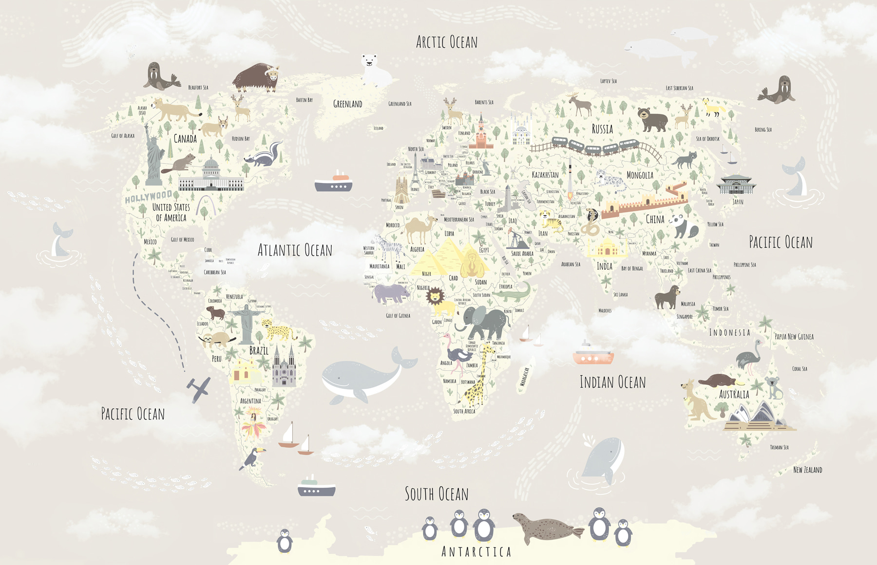 A map of the world A map of the world