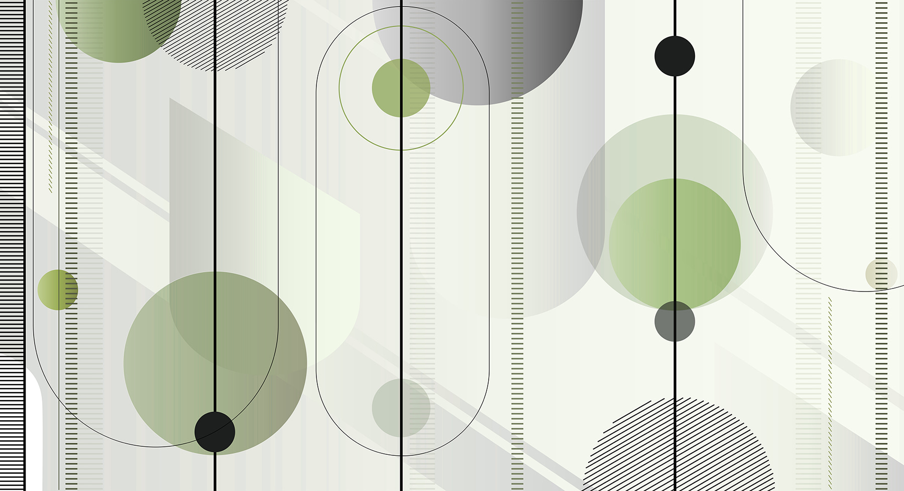 Geometrisch ontwerp in rustgevende kleuren u95379v3p - Geometrisch ontwerp in rustgevende kleuren