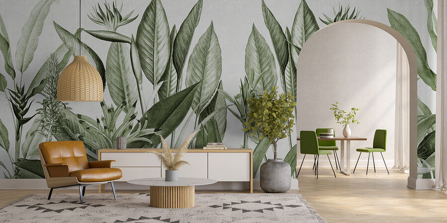 Weelderig groen met delicate details. Weelderig groen met delicate details.