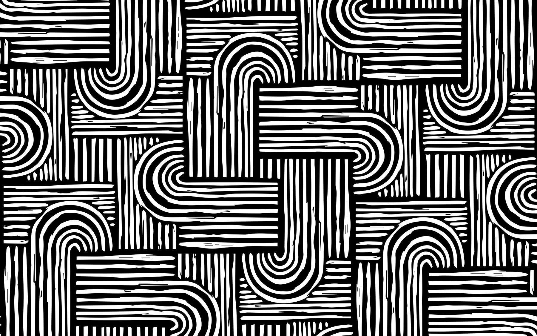 A black and white pattern